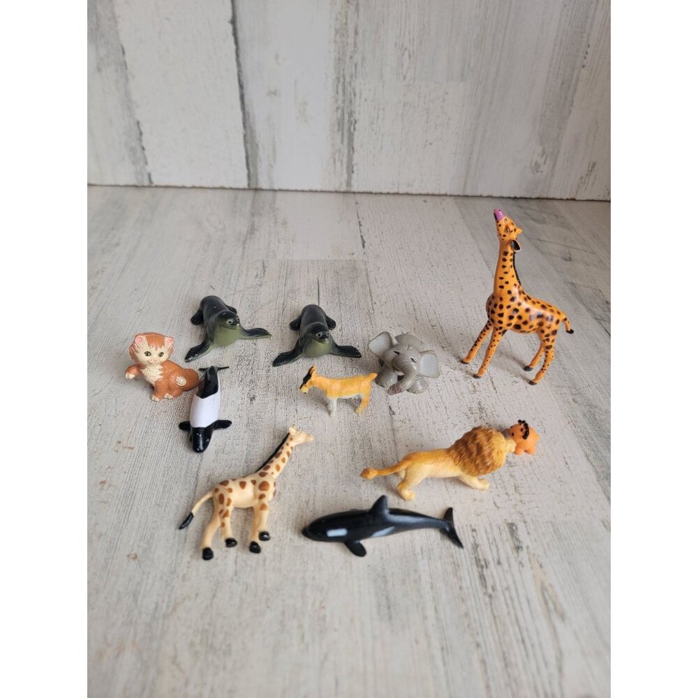 Safari‎ zoo animal variety seal giraffe goat cat playset toy figure
